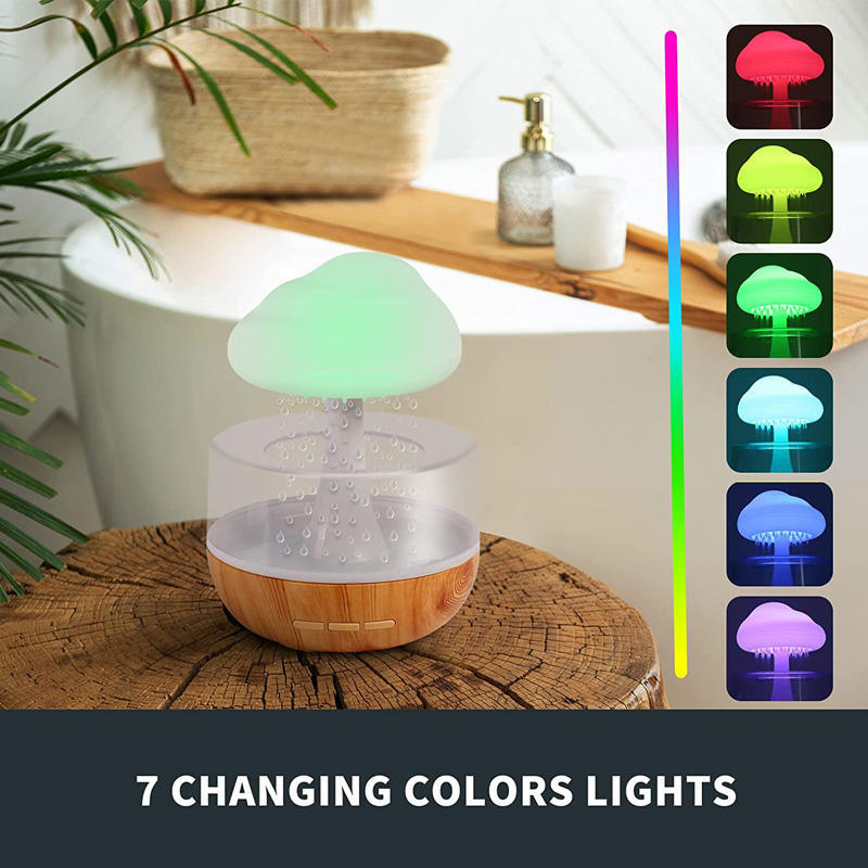 2-in-1 LED Desk Humidifier + Lamp with Essential Oil Diffusion