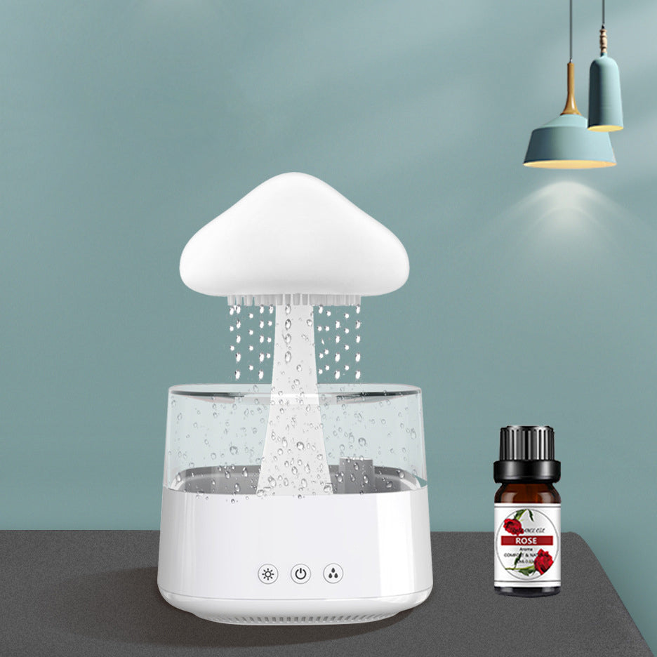 2-in-1 LED Desk Humidifier + Lamp with Essential Oil Diffusion